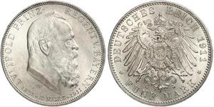 5 Mark Königreich Bayern (1806 - 1918) Silber Otto (Bayern)(1848 – 1916)