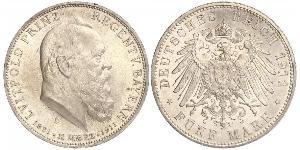 5 Mark Königreich Bayern (1806 - 1918) Silber Otto (Bayern)(1848 – 1916)