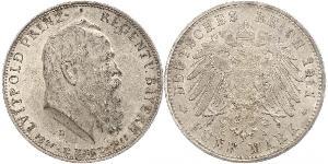 5 Mark Königreich Bayern (1806 - 1918) Silber Otto (Bayern)(1848 – 1916)