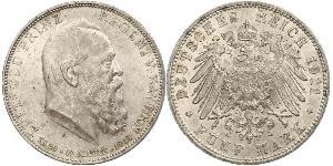 5 Mark Königreich Bayern (1806 - 1918) Silber Otto (Bayern)(1848 – 1916)