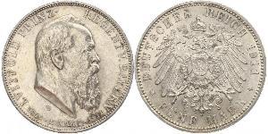 5 Mark Königreich Bayern (1806 - 1918) Silber Otto (Bayern)(1848 – 1916)