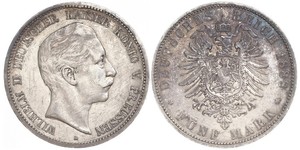 5 Mark Königreich Preußen (1701-1918) Silber Wilhelm II, German Emperor (1859-1941)