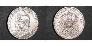 5 Mark Königreich Preußen (1701-1918) Silber Wilhelm II, German Emperor (1859-1941)