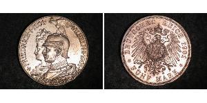5 Mark Königreich Preußen (1701-1918) Silber Wilhelm II, German Emperor (1859-1941)