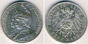 5 Mark Königreich Preußen (1701-1918) Silber Wilhelm II, German Emperor (1859-1941)