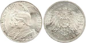 5 Mark Königreich Preußen (1701-1918) Silber Wilhelm II, German Emperor (1859-1941)