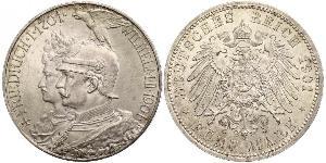 5 Mark Königreich Preußen (1701-1918) Silber Wilhelm II, German Emperor (1859-1941)