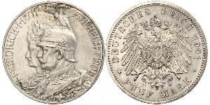 5 Mark Königreich Preußen (1701-1918) Silber Wilhelm II, German Emperor (1859-1941)