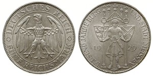 5 Mark Weimarer Republik (1918-1933) Silber 