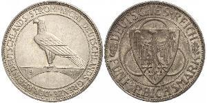 5 Mark Weimarer Republik (1918-1933) Silber 