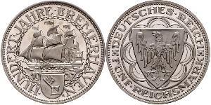 5 Mark Weimarer Republik (1918-1933) Silber 