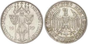 5 Mark Weimarer Republik (1918-1933) Silber 