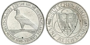 5 Mark Weimarer Republik (1918-1933) Silber 