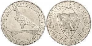 5 Mark Weimarer Republik (1918-1933) Silber 