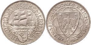 5 Mark Weimarer Republik (1918-1933) Silber 