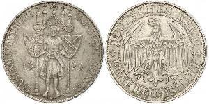 5 Mark Weimarer Republik (1918-1933) Silber 