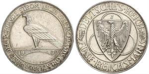 5 Mark Weimarer Republik (1918-1933) Silber 