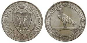 5 Mark Weimarer Republik (1918-1933) Silber 