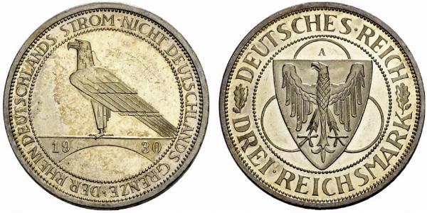 5 Mark Weimarer Republik (1918-1933) Silber 