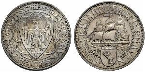 5 Mark Weimar Republic (1918-1933) Silver 