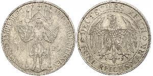5 Mark Weimar Republic (1918-1933) Silver 