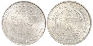 5 Mark Weimar Republic (1918-1933) Silver 