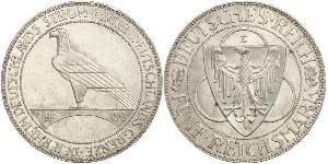 5 Mark Weimar Republic (1918-1933) Silver 