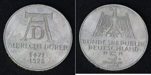 5 Mark Weimar Republic (1918-1933) Silver 