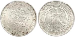 5 Mark Weimar Republic (1918-1933) / Germany Silver 