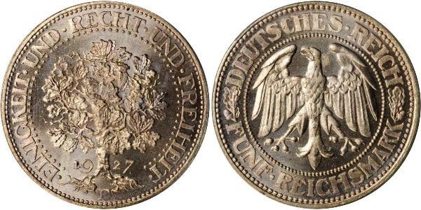 5 Mark Weimar Republic (1918-1933) / Germany Silver 