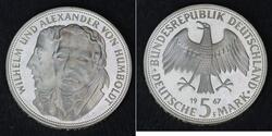 5 Mark West Germany (1949-1990) Silver 