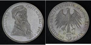 5 Mark West Germany (1949-1990) Silver 