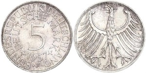 5 Mark West Germany (1949-1990) Silver 