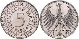 5 Mark West Germany (1949-1990) Silver 