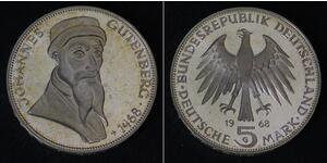 5 Mark West Germany (1949-1990) Silver 
