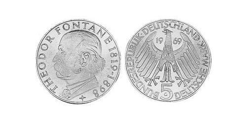 5 Mark West Germany (1949-1990) Silver 