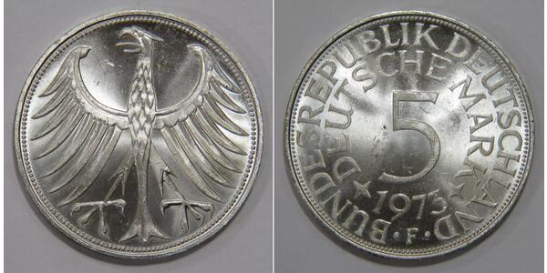 5 Mark West Germany (1949-1990) Silver 