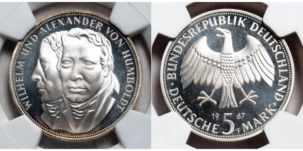 5 Mark West Germany (1949-1990) Silver 