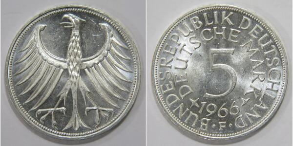 5 Mark West Germany (1949-1990) Silver 