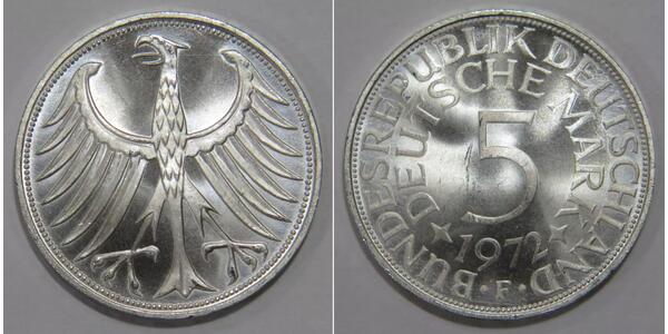 5 Mark West Germany (1949-1990) Silver 