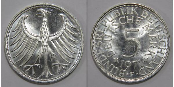 5 Mark West Germany (1949-1990) Silver 