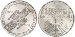 5 Mark Alemania Occidental (1949-1990)  