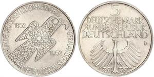 5 Mark Alemania Occidental (1949-1990)  