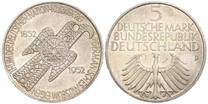 5 Mark Alemania Occidental (1949-1990)  