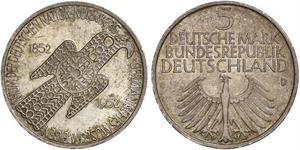 5 Mark Alemania Occidental (1949-1990)  