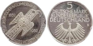 5 Mark Alemania Occidental (1949-1990)  