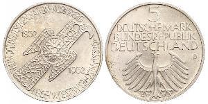 5 Mark Alemania Occidental (1949-1990)  