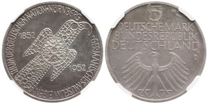 5 Mark Alemania Occidental (1949-1990)  