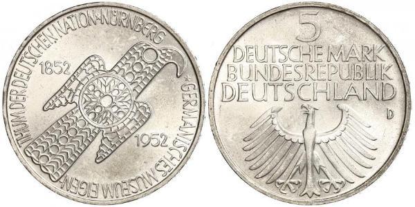 5 Mark Alemania Occidental (1949-1990)  