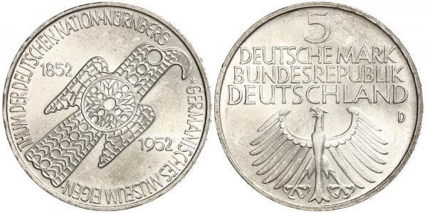5 Mark Germania Ovest (1949-1990)  